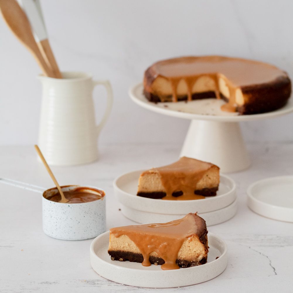 Cheescake de dulce de leche