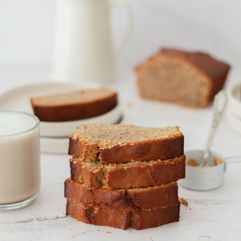 Budín de banana integral