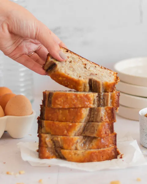 Receta de budín de banana