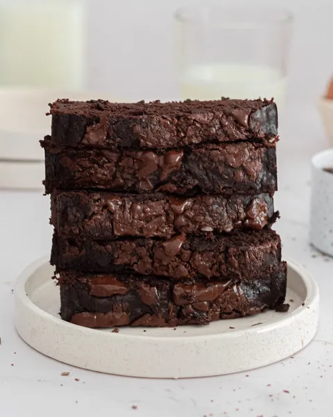 Receta de budín de chocolate y zucchini