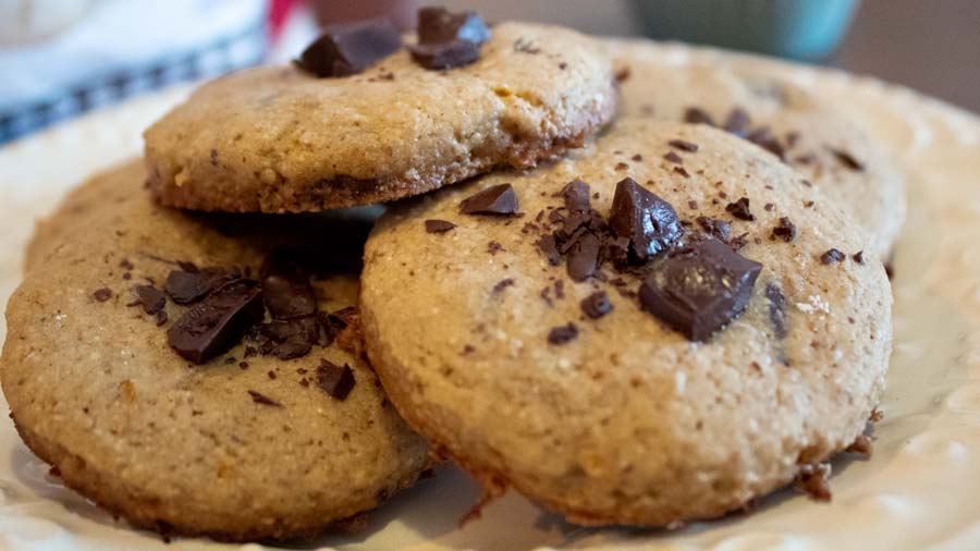 receta de cookies integrales