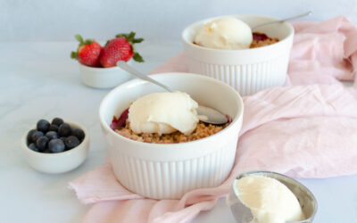 Mixed berry crisp